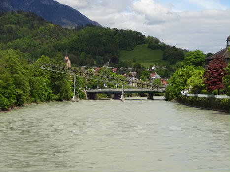 Pont sur l'Inn du vieux funiculaire du Hungerburg