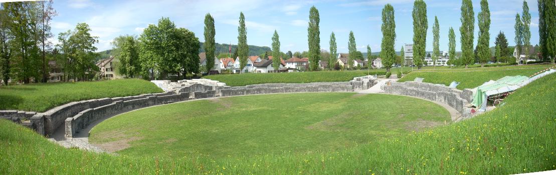 The Roman amphitheatre of Vindonissa, now Windisch, Switzerland