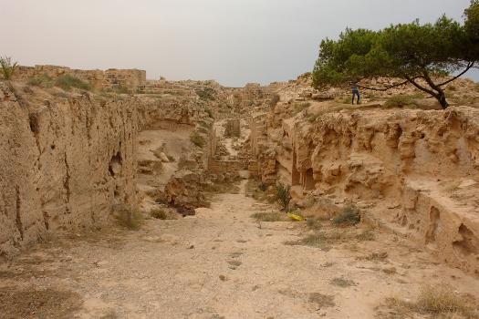 Amphitheatre ruins at Sabratha, Libya.