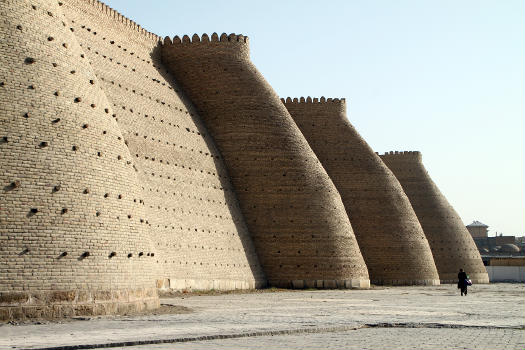 The Ark fortress in Bukhara, Uzbekistan