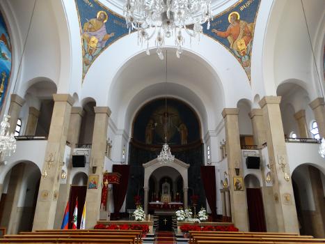 Armenian catholic cathedral in Beirut (inner view)