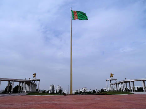 The Ashgabat Flagpole is one of the tallest on planet Earth.