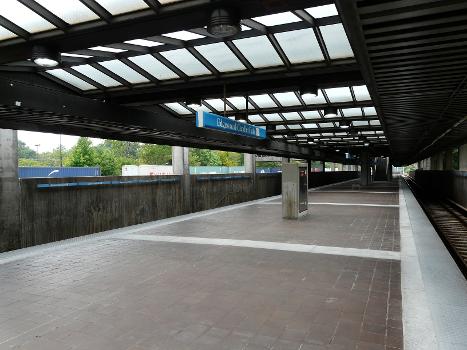 Edgewood-Candler Park station on Atlanta's MARTA rapid transit system.