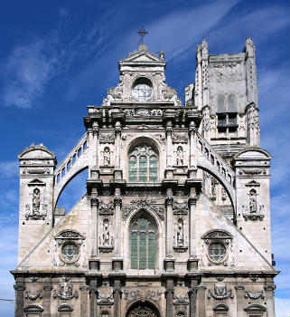 Saint Pierre Church in Auxerre, Burgundy, France