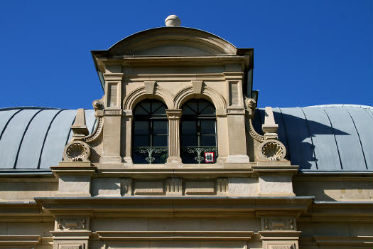 Alter Bahnhof Baden-Baden, jetzt integriert in das Festspielhaus Baden-Baden.