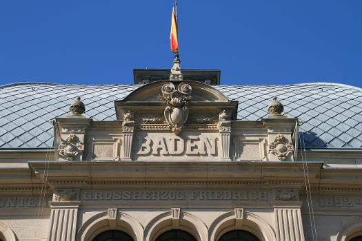 Alter Bahnhof Baden-Baden, jetzt integriert in das Festspielhaus Baden-Baden.