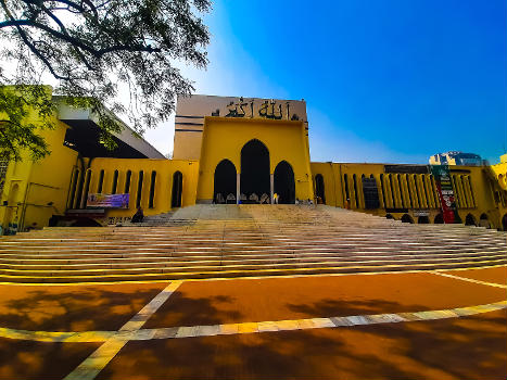 The biggest and national mosque in Bangladesh.