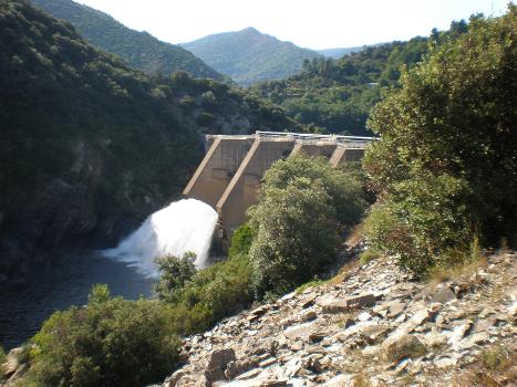 Le barrage de Malarce (Ardèche)