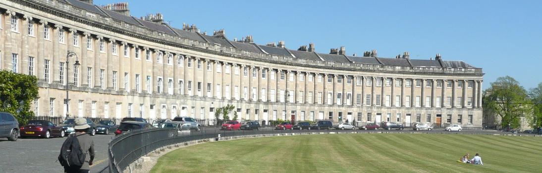 The architectural jewel of Bath, the Royal Crescent