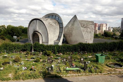Halls of Farewell at the Kyiv Crematorium