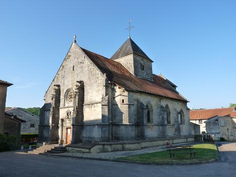 Eglise de Bazincourt-sur-Saulx (Meuse) : Inscrite aux Monuments historiques en 1968
