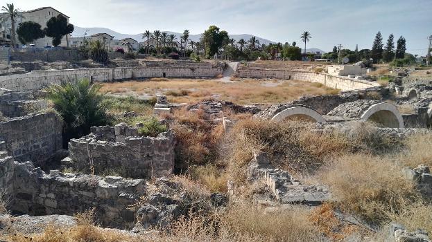 Ancient amphitheater in Beit Shean, Israel