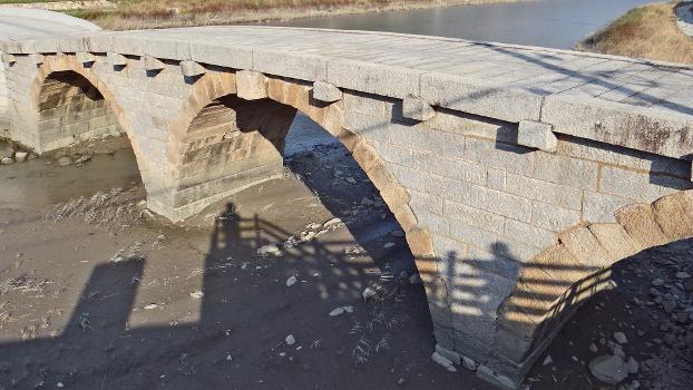 The Beolgyo Stone Arch Bridge spans the Beolgyo River in Beolgyo, South Jeolla Province, South Korea:Beolgyo Arch Bridge was originally built in 1729 and then called the Rainbow Bridge. Restored in 1737 and 1844 the bridge takes ist present form from work completed in 1984.
Beolgyo Arch Bridge is Treasure # 304.