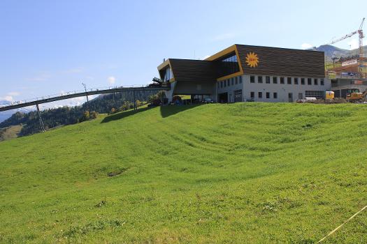 Neue Bergstation auf dem Stoos im September 2017