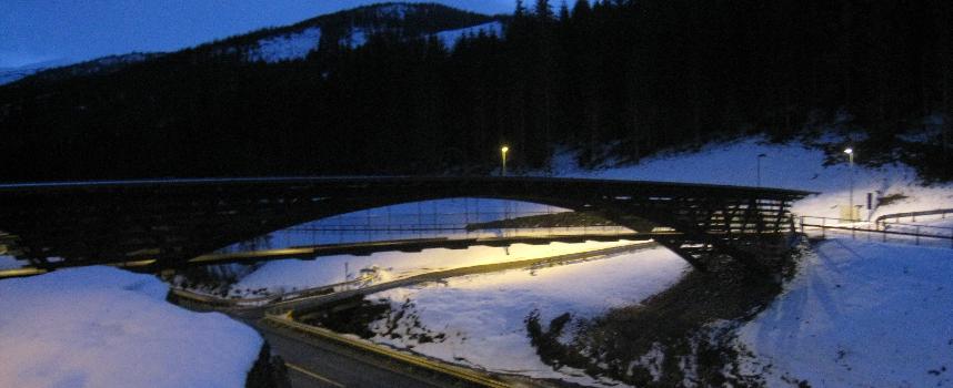 Geh- und Radwegbrücke Bjørgum