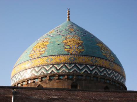 Dome of the Blue Mosque (Gök Jami) of Yerevan, Armenia