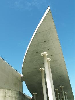 Detail of the exterior of the Kunstmuseum in Bonn.
