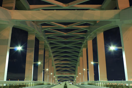 Yumemai Bridge (Port of Osaka, Japan)