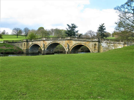 Bridge on Main Approach to Chatsworth House 