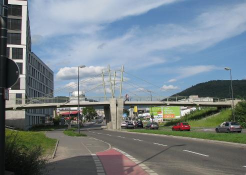 Fuß- und Radwegbrücke über die Speyerer Straße in Heidelberg
