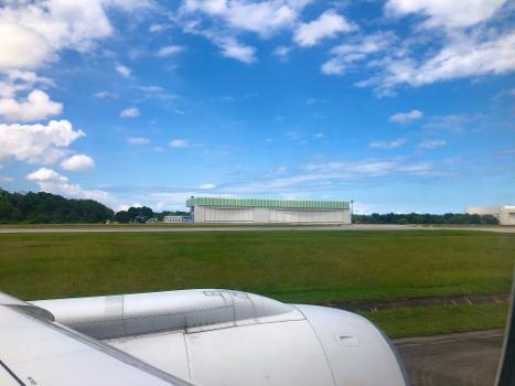 Brunei International Airport hangar