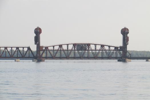 Burlington Railroad Bridge over the Mississippi River, Burlington, Iowa