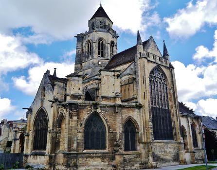 Chor der Kirche Alt-St. Stephan, Caen, Département Calvados, Region Normandie (ehemals Nieder-Normandie), Frankreich