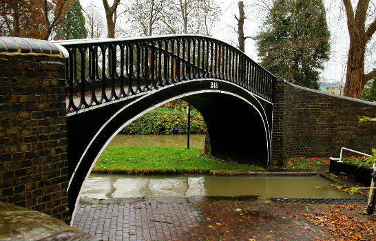 Oxford Canal Roving Bridge (243) at Isis Lock