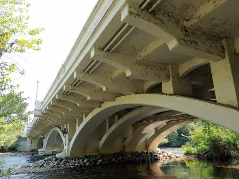 The Capitol Boulevard Memorial Bridge in Boise, Idaho : Also known as the Oregon Trail Memorial Bridge, is listed on the National Register of Historic Places. The bridge was designed by Idaho State Bridge Engineer Charles A. Kyle to span the Boise River. It was begun and completed in 1931.