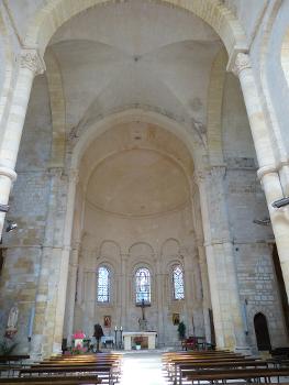 Cénac-et-Saint-Julien (Dordogne). Église Notre-Dame de la Nativité (12. Jhdt.) - Innenraum.