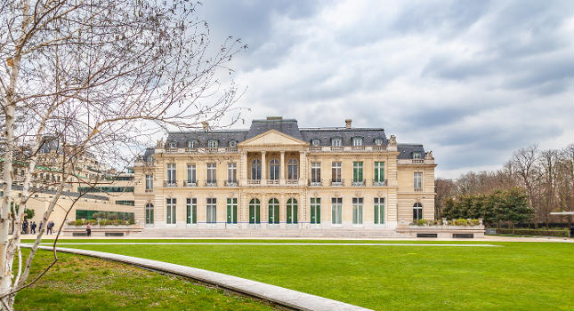 Château de la Muette, view from the park, Paris, France.