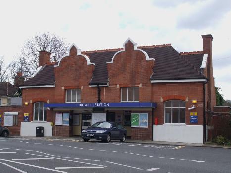 Chigwell tube station, largely unaltered from its Great Eastern heritage (opened 1903)