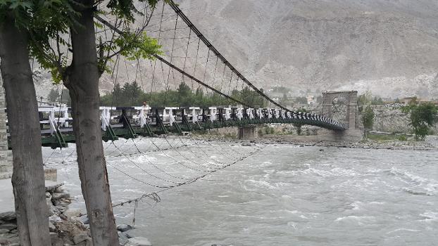 This bridge connects Chinar Bagh to Danyore