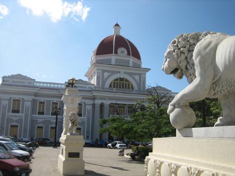 Former provincial palace on Square Marti in Cienfuegos, Cuba