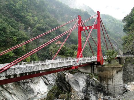 Cimu Bridge in Taroko National Park, Taiwan