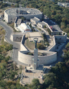 Citadella, Hungary, aerial photography