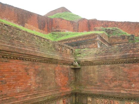 Somapura Mahavihara in Paharpur:It is among the best known Buddhist viharas in the Indian Subcontinent and is one of the most important archeological sites in the country.