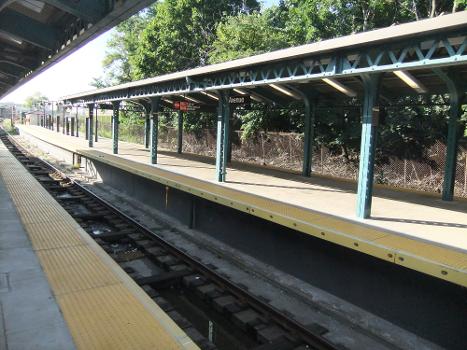 Coney Island bound platform at the 9th Avenue station