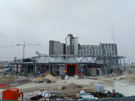 Villejuif - Institut Gustave-Roussy Metro Station (Lines 14 and 15)