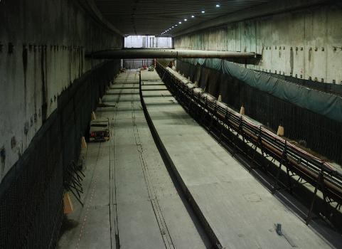 City-Tunnel Leipzig, Haltepunkt Wilhelm-Leuschner-Platz, Richtung Norden