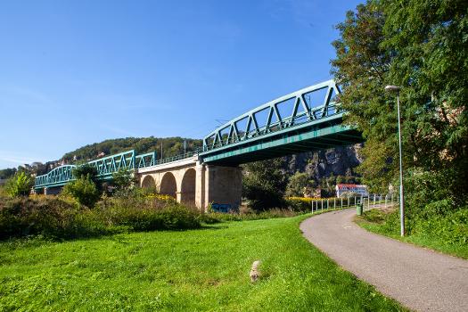Eisenbahnbrücke Děčín-Podmokly