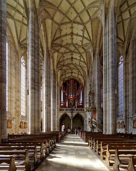 Interior of Münster St. Georg, Dinkelsbühl