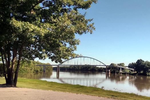 White River bridge in Des Arc, Arkansas