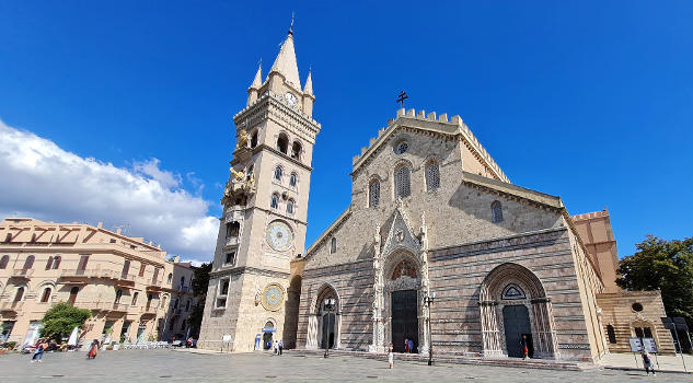 Exterior of the Duomo in Messina