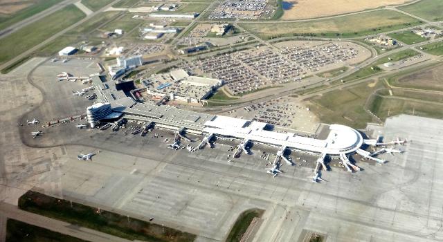 Edmonton International Airport from above