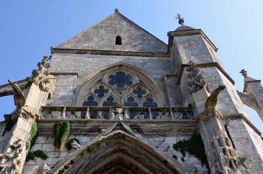 Eglise de Moret sur Loing (Seine et Marne, France).