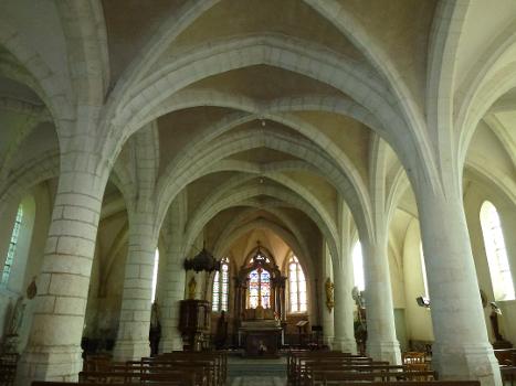 Église Saint-Rémi d'Aouste, intérieur, centre