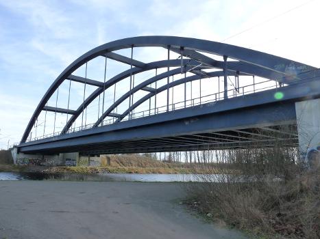 Eisenbahnbrücke Wustermark über den Havelkanal der Berlin-Lehrter Eisenbahn