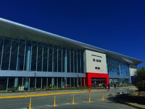 Main terminal of El Alto International Airport, La Paz, Bolivia