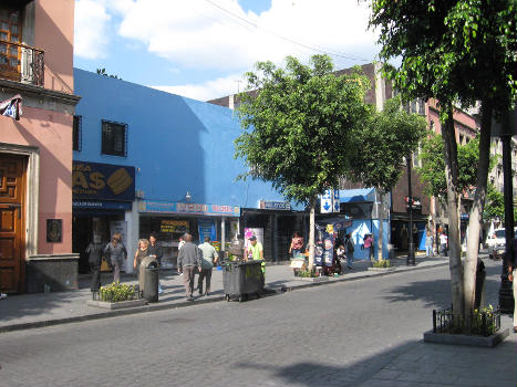 Entrance to Metro station Allende located on Line 2 of the Mexico City Metro system